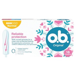 O.B. Original Tampons Normal 16 Pieces