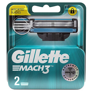 Gillette Mach 3 Blades (2 Pieces)