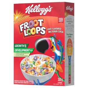Kellogg's Froot Loops Multigrain Cereal 350G