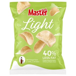 Master Chips Salt & Vinegar 40% Less Fat Light 70G