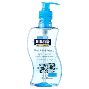 Higeen Hand And Body Wash Soap Blue Flowers 500Ml