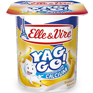Elle & Vire Yaggo Banane 125G