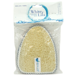 White Lifa Gloves Loofah