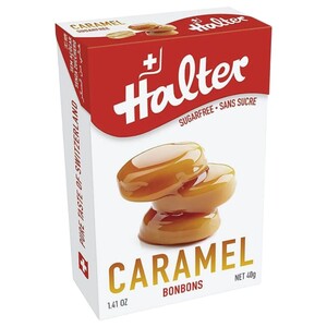 Halter Candy Caramel Sugar Free 40G