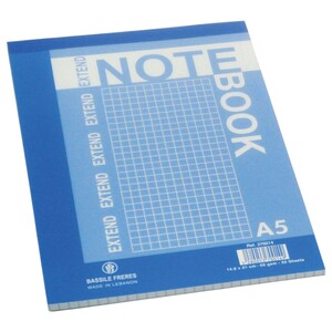 Bassile Freres A5 Notebook 14.8X21cm 60G 50 Sheets