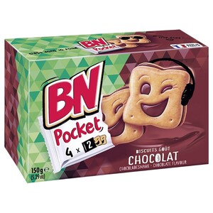 Bn Biscuits Goût Chocolat 150G