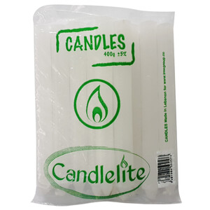 Candlite Candles White 400G