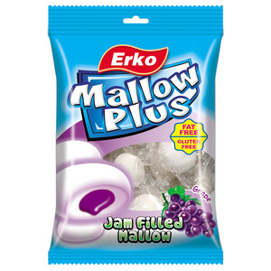 Erko Marshmallow Jam Filled Grape 80G