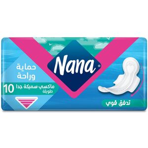 Nana Protection & Comfort Maxi Extra Thick Long 10Ct