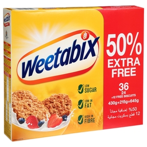 Weetabix Wheat Cereal 430G + Offer