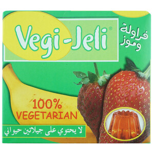 Vegi-Jeli Strawberry & Banana 85G