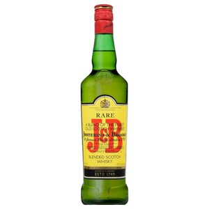 J&B Rare Blended Scotch Whiskey 75Cl