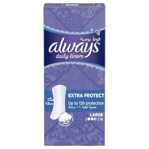 Always Daily Liners Extra Protect Large 16 Pieces