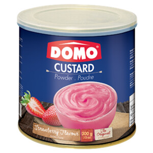 Domo Custard Powder Strawberry 340G