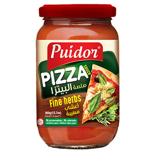 Puidor Pizza Sauce Fine Herbs 365G