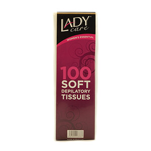 Lady Care Soft Depilatory Tissue 100 Pieces