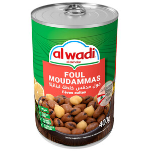 Al Wadi Al Akhdar Foul Moudammas Lebanese Recipe 400G