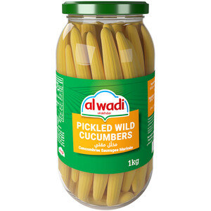 Aal Wadi Al Akhdar Pickled Wild Cucumbers 1Kg