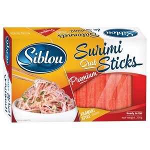 Siblou Frozen Crab Sticks Surimi Premium 250G