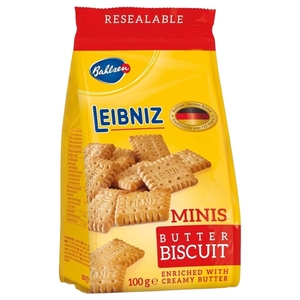 Bahlsen Leibniz Butter Biscuit Minis 100G