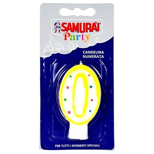 Samurai Party Candle N#0