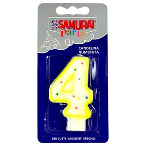 Samurai Party Candle N.4