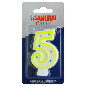 Samurai Party Candle N#5