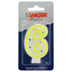 Samurai Party Candle N# 6