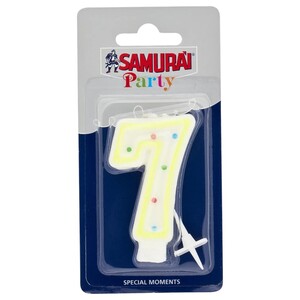 Samurai Party Candle N#7
