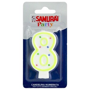 Samurai Party Candle N#8