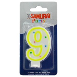 Samurai Party Candle N#9