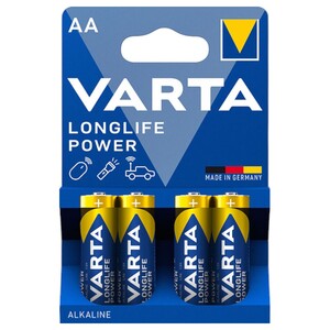 Varta Alkaline Battery Aa 4 Pieces