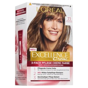 L'oreal Excellence Creme Hair Color Blond Cendre 7.1