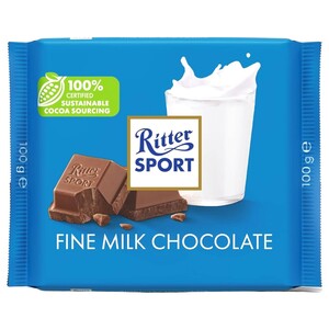 Ritter Sport Fine Milk Chocolate 100G