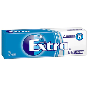 Wrigley's Extra Gum Peppermint 10 Pieces 14G