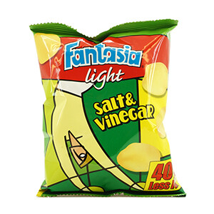 Fantasia Chips Salt & Vinegar 40% Less Fat Light 22G