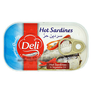 Deli Hot Sardines 125G