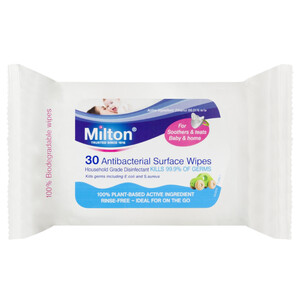 Milton Antibacterial Surface Wipes 30 Pieces