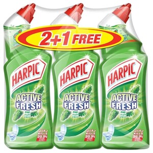 Harpic Liquid Mountain Pine 750Ml 2+1