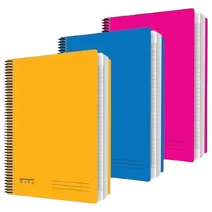 Bassile Freres Notebook With Spring 144 Sheets 21X27.5Cm 60Gsm