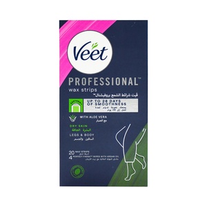Veet Hair Removal Wax Strips Dry Skin 20 Pieces