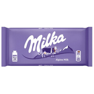 Milka Chocolate Bar Alpine Milk 100G