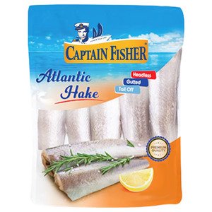 Captain Fisher Frozen Hake Fish Armout 1Kg