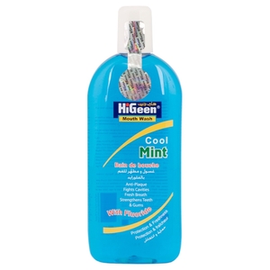 Higeen Mouthwash Cool Mint 400Ml