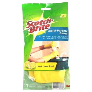 Scotch Brite Duty Gloves Small Lemon