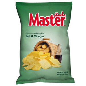 Master Potato Chips Salt & Vinegar 120G