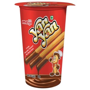 Meiji Yan Yan Biscuit Snack With Chocolate Dip 50G