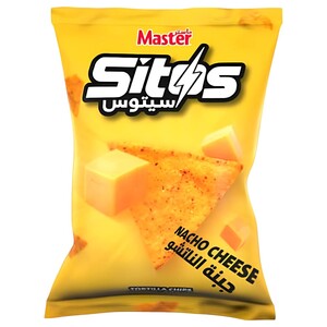 Master Sitos Tortilla Chips Nacho Cheese 20G