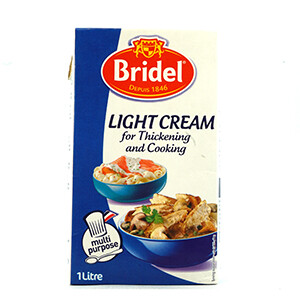 Bridel Light Cream For Cooking 18% Animal Fat 1L