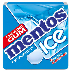 Mentos Ice Gum Peppermint 8 Pieces 11.44G